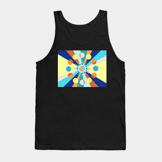 Colourful elegance 20 Tank Top by Montanescu